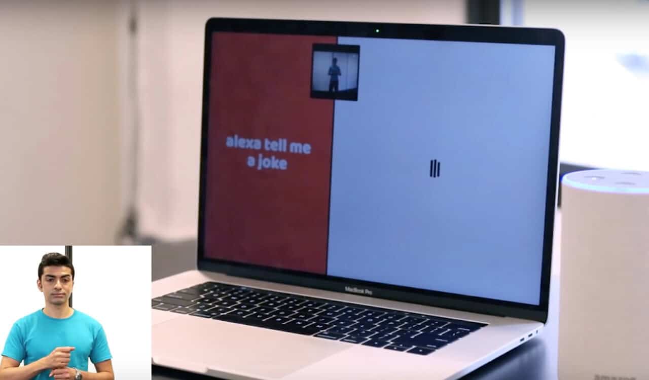 App enables sign language users to communicate with Alexa