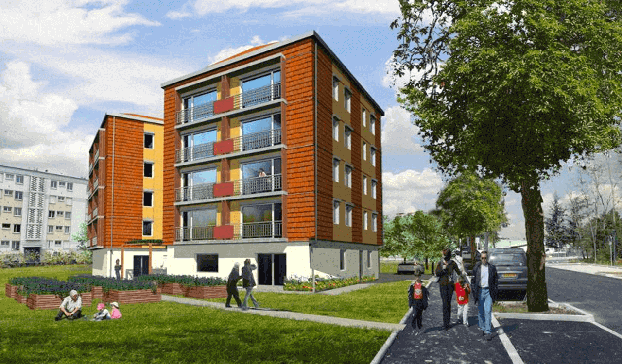 French retirees build ecological cooperative housing