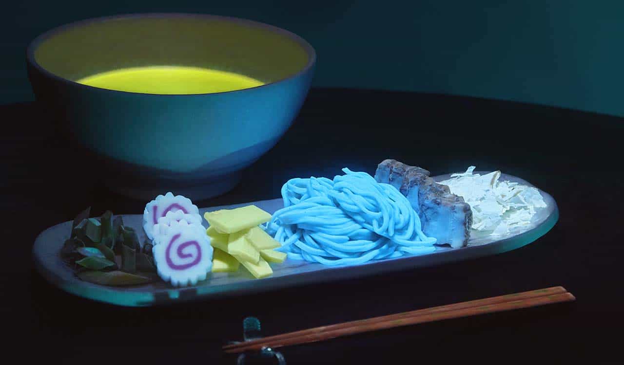 Glow-in-the-dark cuisine combines food and entertainment