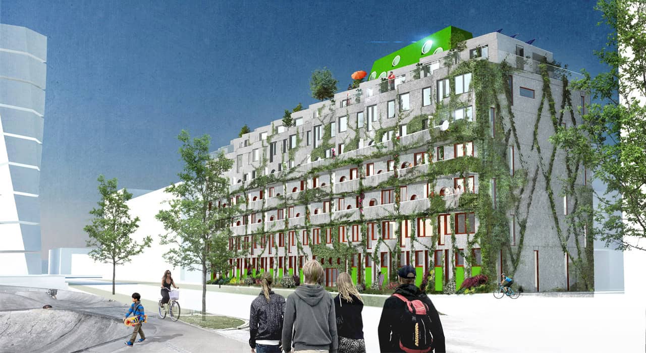 Malmö’s new bike-friendly housing