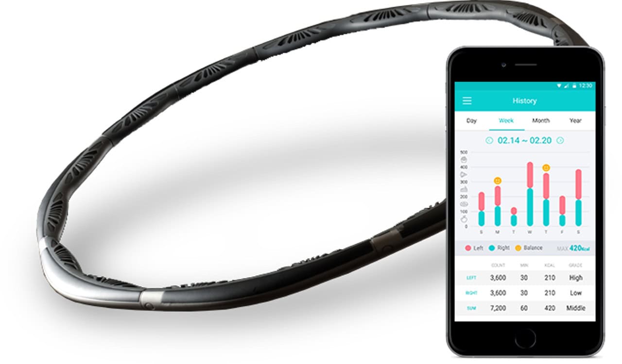 Smart hula hoop delivers a tech-driven workout