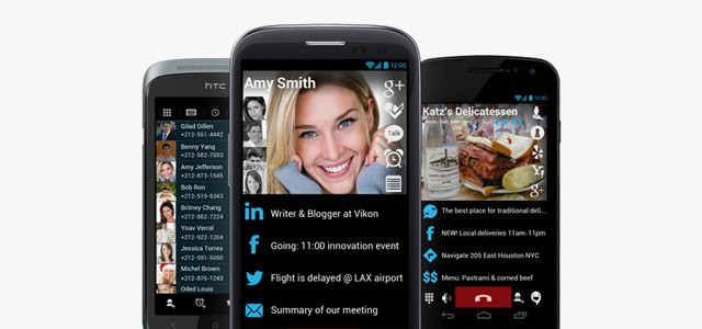 Caller ID app displays social media info about contacts