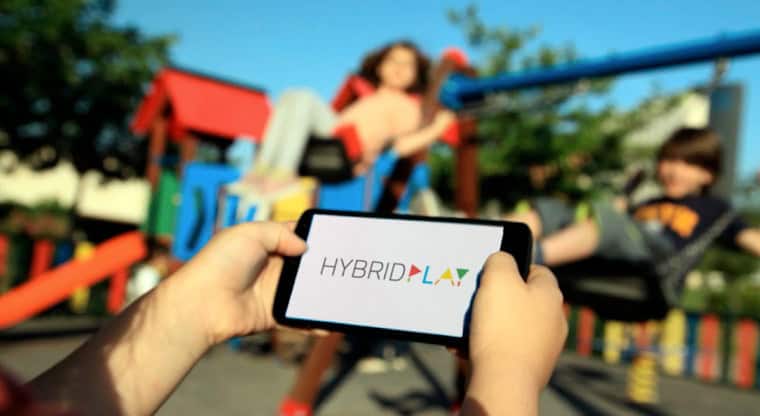 Device turns playgrounds into a controller for video games