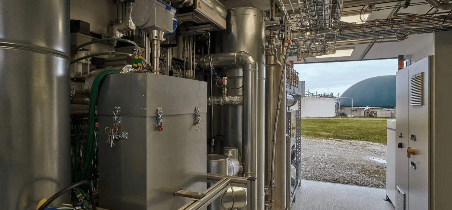 New biogas plants produce carbon negative power