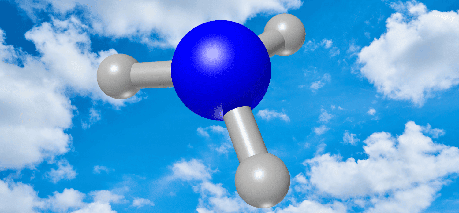 Producing zero-emission ammonia with an electro-chemical process