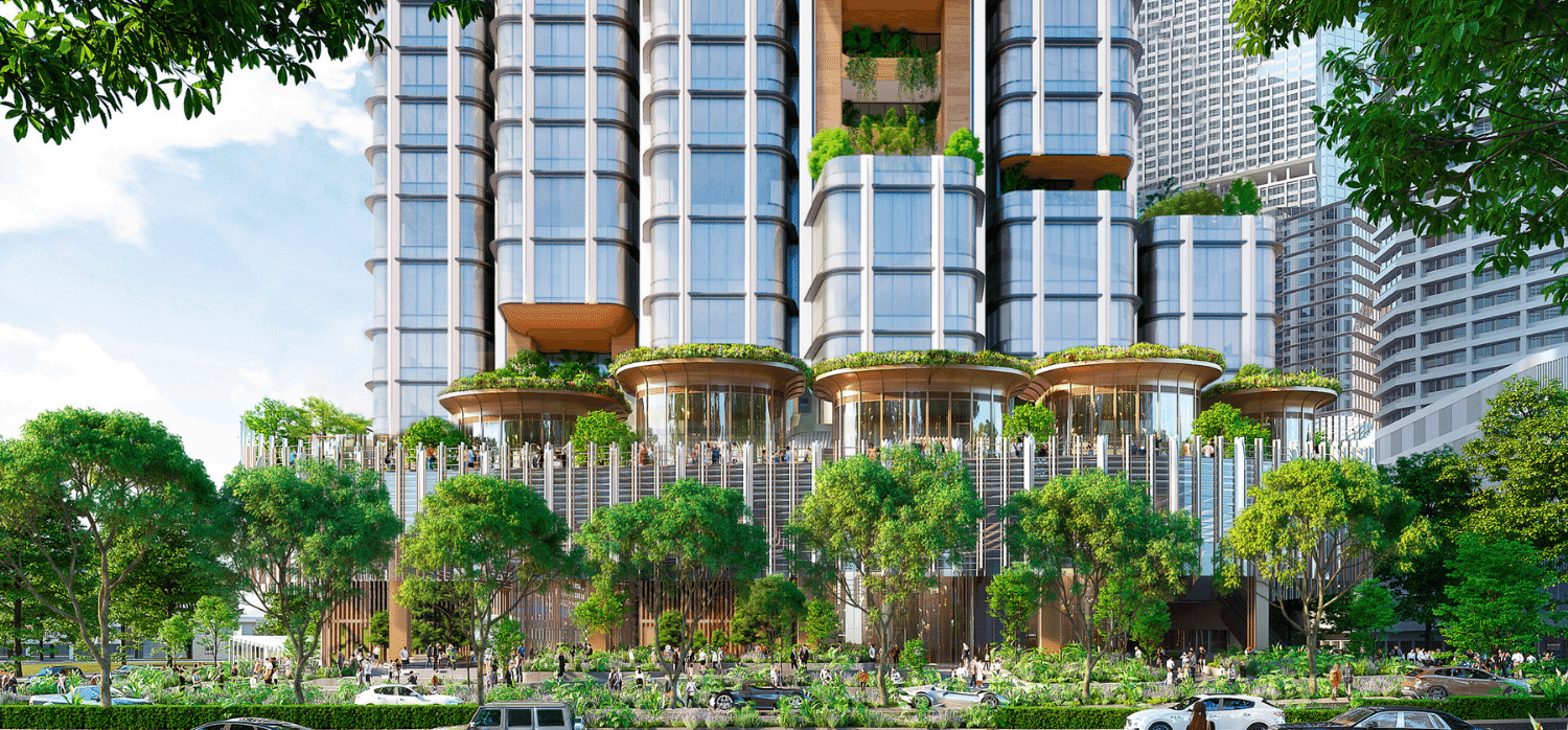 Living skyscraper concept made from genetically modified trees