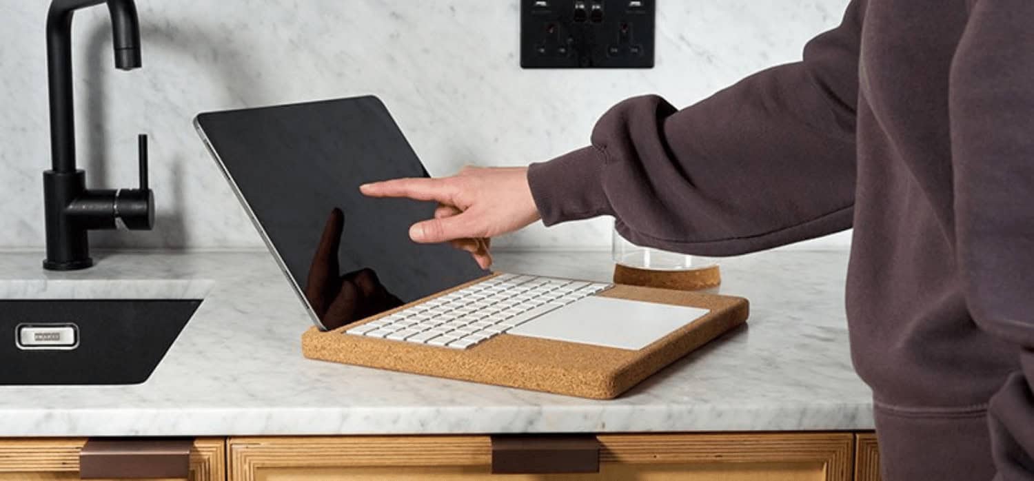 Sustainable design allows you to turn your iPad into a computer