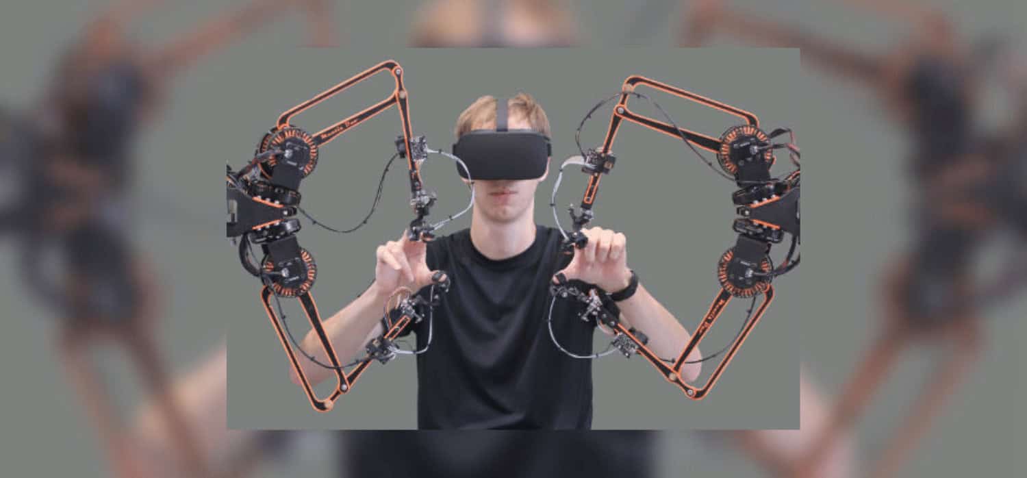 DIY robotic arm brings the sense of touch to virtual reality