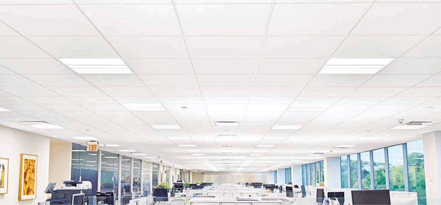 Ceiling panel system utilises ultraviolet air purification technology