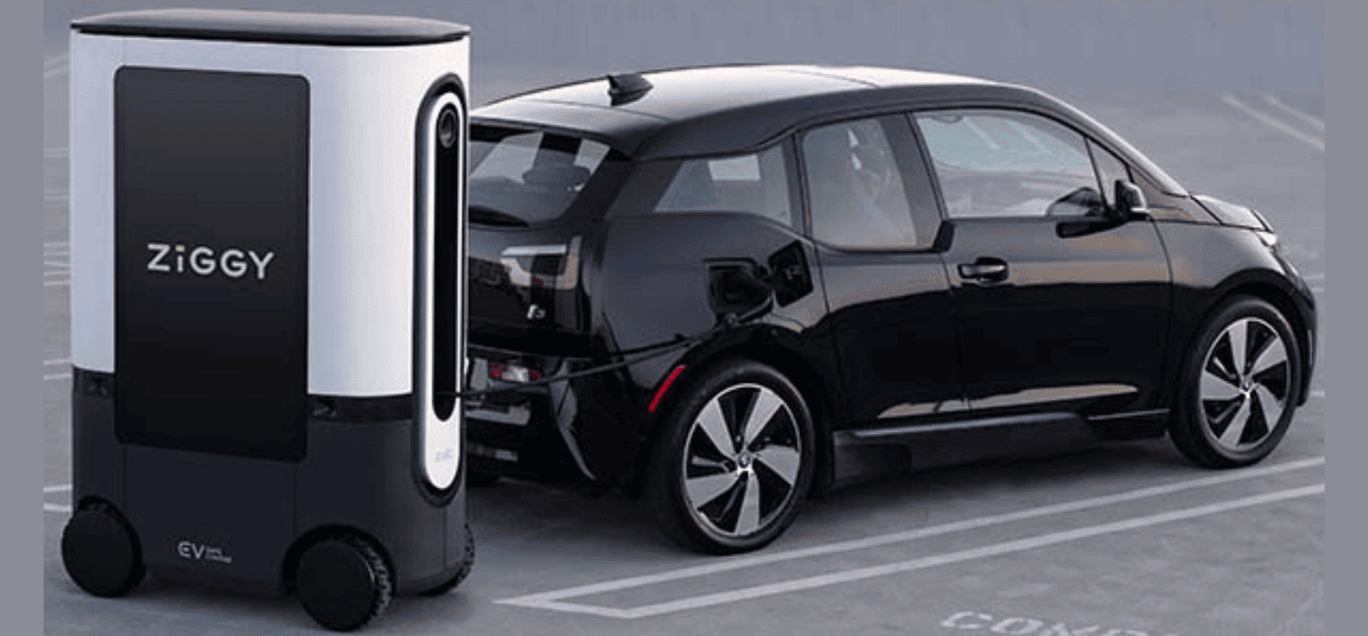 A robot brings EV charging to your parking space 