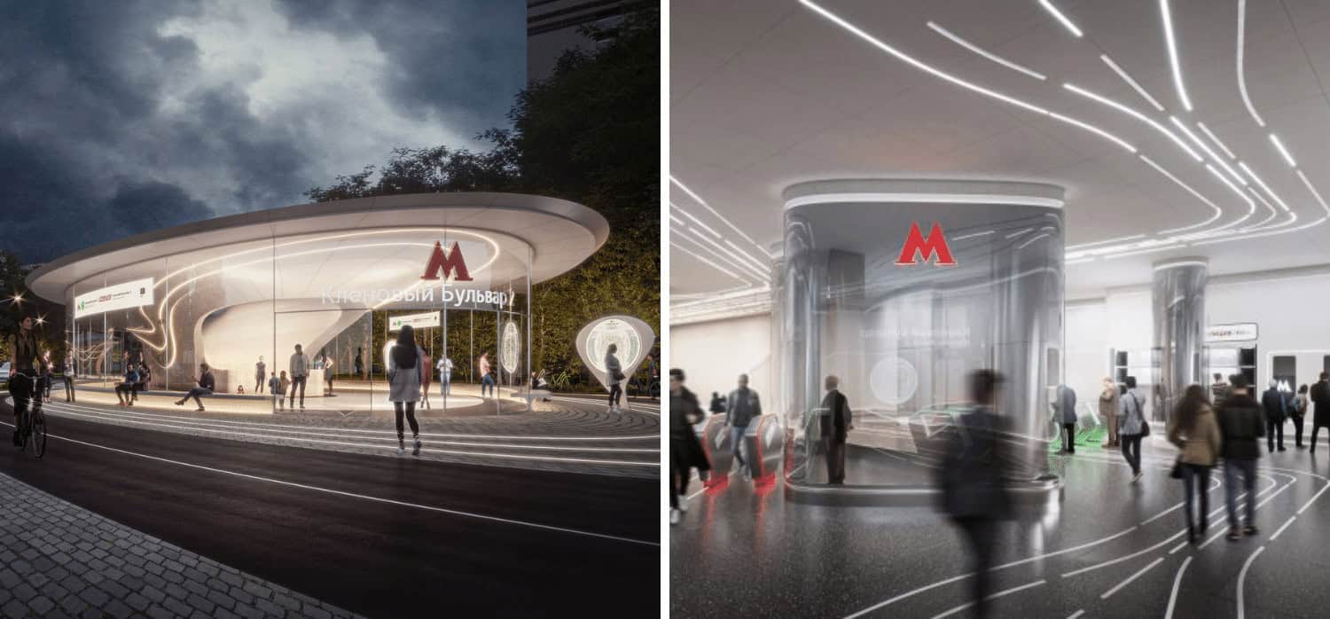 Intuitive lighting design guides commuters in new Moscow metro station