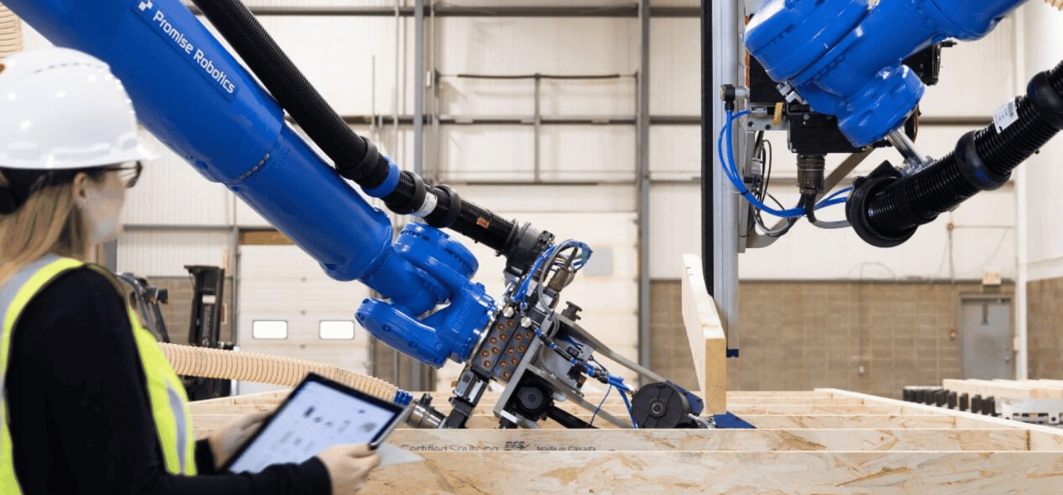 Robots and AI speed up homebuilding