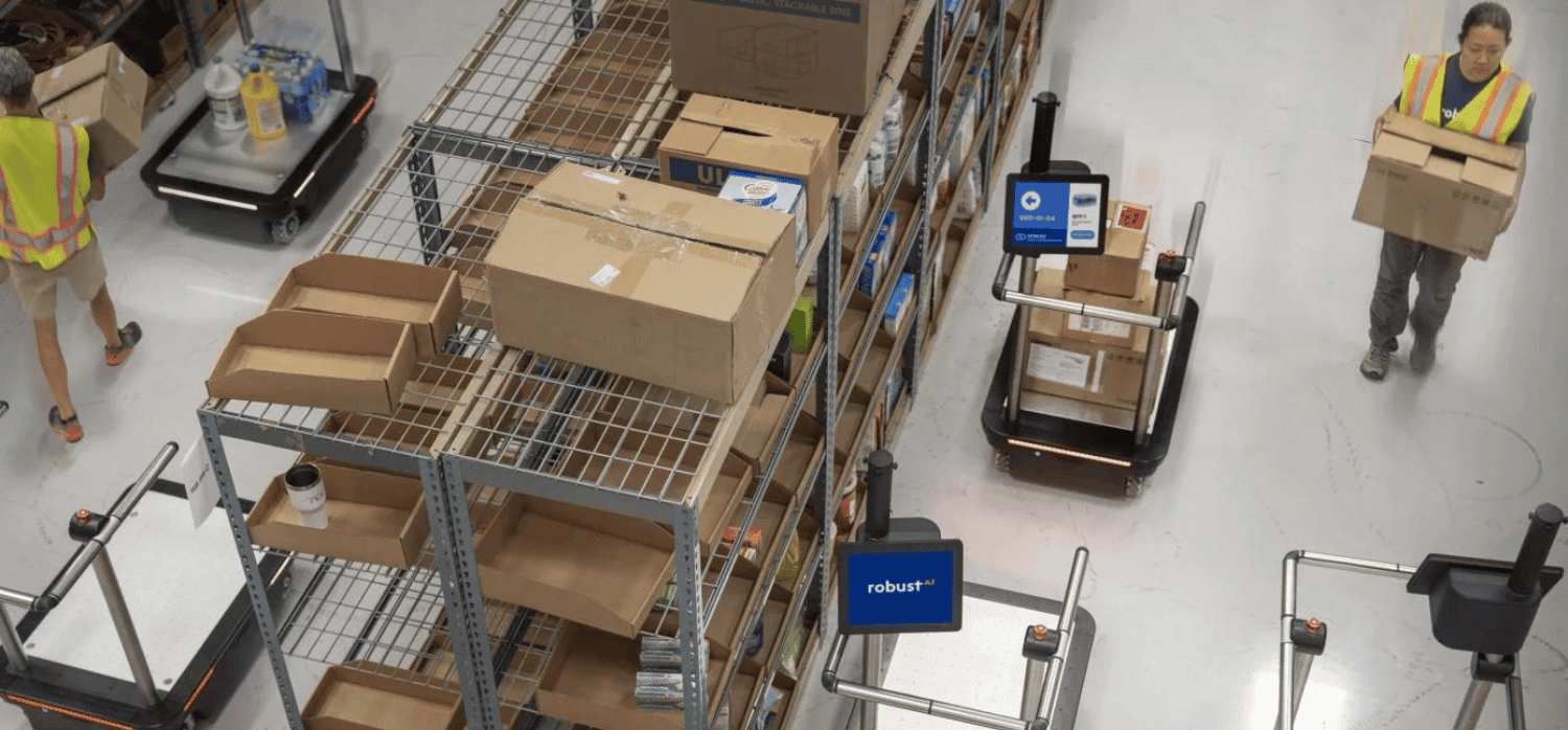 Warehouse robots that work with people