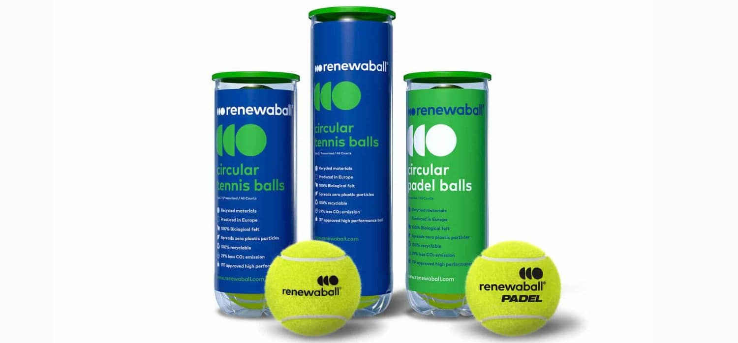 Championship tennis balls are upcycled speakers