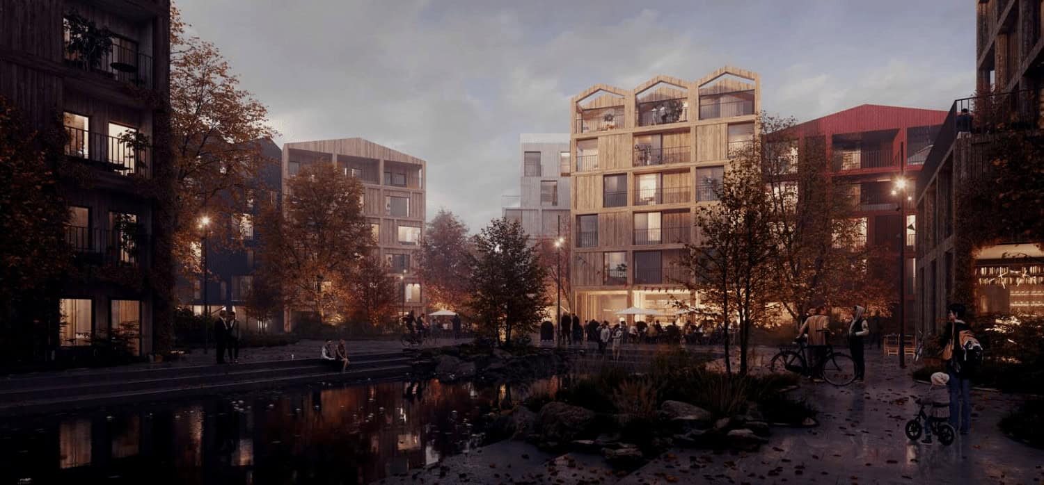 Copenhagen junkyard becomes a biodiverse housing development