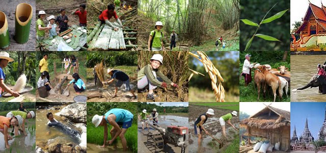 Group camping trips, arranged on private land